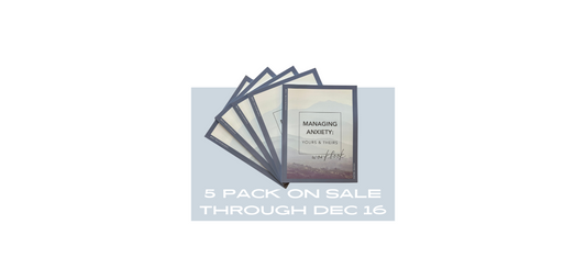 Managing Leadership Anxiety Workbook, Faith-based 5 pack on sale