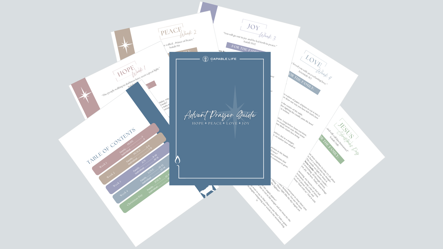 The Advent Reflection Bundle: Journal + Candle + Digital Guides