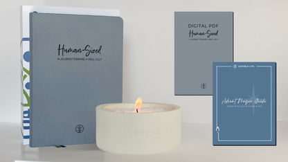 The Advent Reflection Bundle: Journal + Candle + Digital Guides