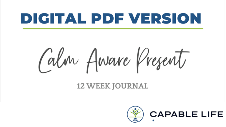 12 Week Journal – Calm, Aware, Present