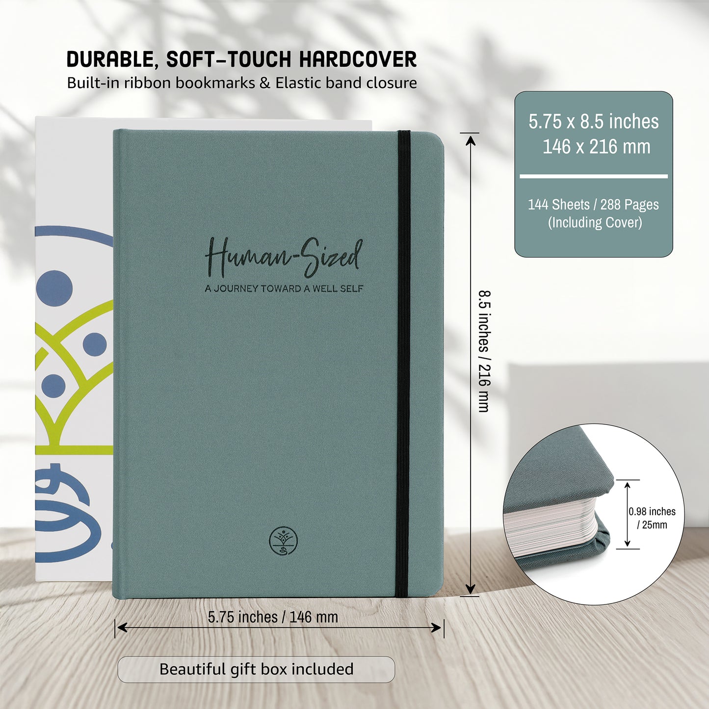 Human Sized Journal - A Journey Towards a Well Self