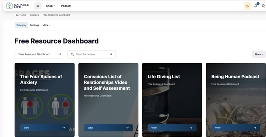 Free Resources Dashboard